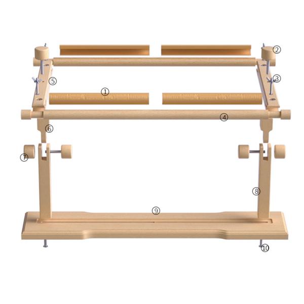 刺繍スタンド ハンズフリーでステッチ縫製 クラフト刺繍フレームスタンド キルティングフレームスタンド