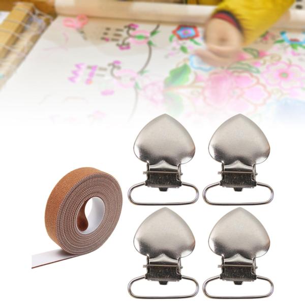 クロスステッチサイドテンショナークリップストレッチクロスステッチ刺繍フレームセット