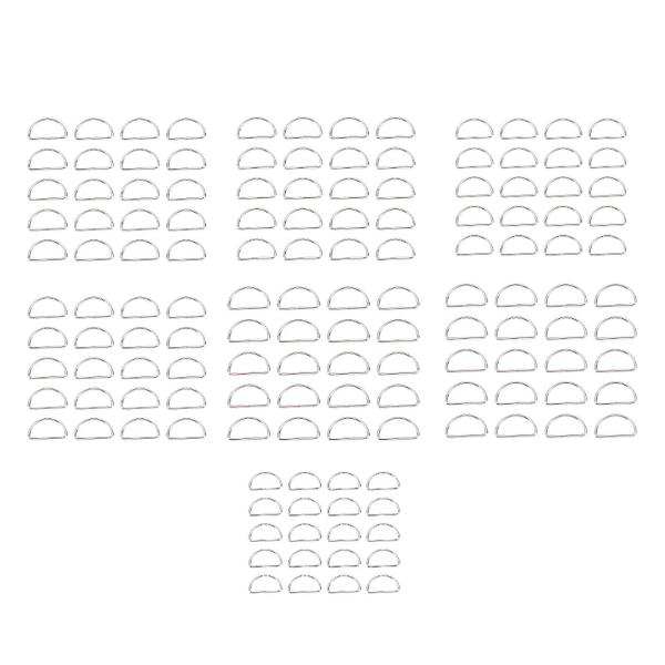20x Dリングバックル バックパックバッグ財布用多機能ハードウェア 1.1 cm