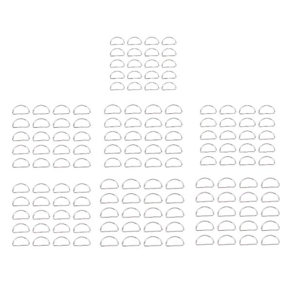 20x Dリングバックル バックパックバッグ財布用多機能ハードウェア 1.1 cm