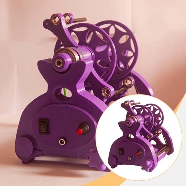 電動糸紡ぎ車編み糸ボールワインダー前進・後進切り替えプレミアムポータブル実用繊維撚糸機