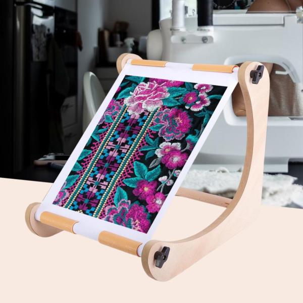 刺繍テーブルスタンド クロスステッチフープスタンド 多目的アートクラフトホルダーラック 愛好家向け裁縫用品 針仕事