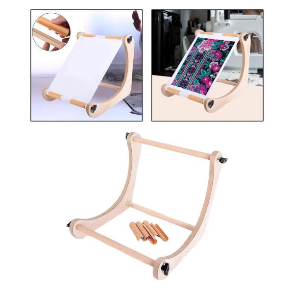 刺繍テーブルスタンド クロスステッチフープスタンド 多目的アートクラフトホルダーラック 愛好家向け裁縫用品 針仕事