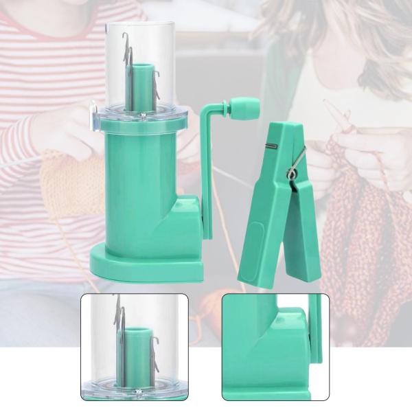 ハンドスプールニッター コンパクトハンドニットマシン セータークラフトスカーフ用 グリーン