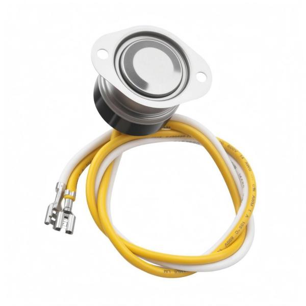 Defrost Thermostat 霜取りサーモスタット 解凍サーモ 冷蔵庫部品 温度スイッチ リミットスイッチ 交換用 金属ハウジング 取付穴付き 絶縁配線 家庭用保守に適用