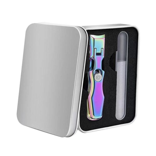 爪切り 爪やすり セット 2 in 1 ポータブル マニキュア ペディキュアセット 家族向け カラフル