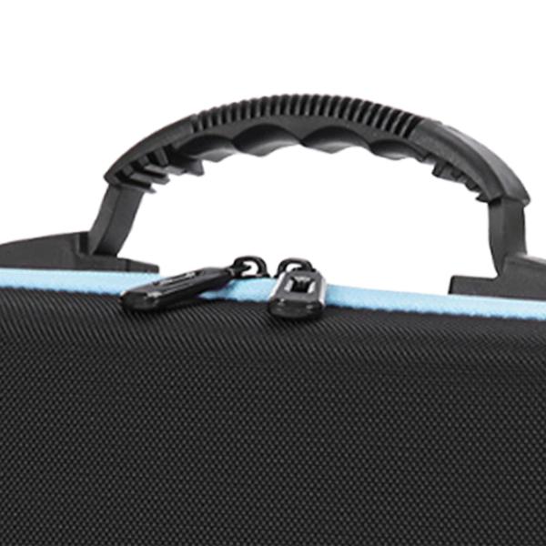 マニキュアオーガナイザーバッグトラベルエッセンシャルオイルマニキュアブルーのキャリングケース