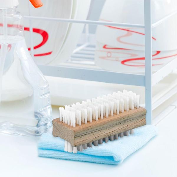 ネイルブラシ、トラベルヘビーデューティポータブルネイルクリーニングブラシ、硬いネイルスクラバーブラシ