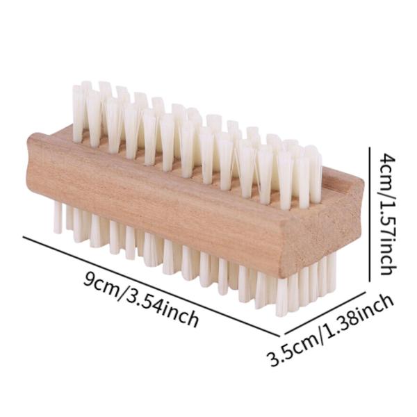 ネイルブラシ、トラベルヘビーデューティポータブルネイルクリーニングブラシ、硬いネイルスクラバーブラシ
