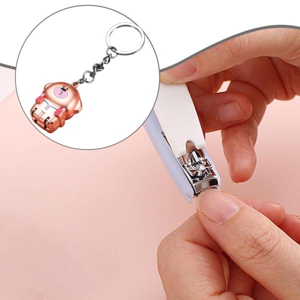 折りたたみ式爪切り かわいい 耐久性 使いやすい プロ仕様 ギフト ポータブル ピンク