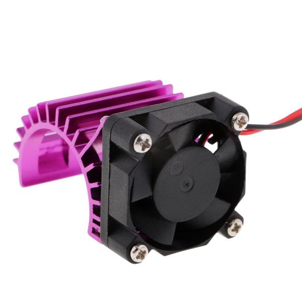 モーターヒートシンク 冷却ファン 5-7.4V 370/380モーターRCカーに適用