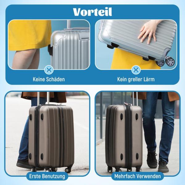 4ピースプラスチックラゲッジフィートパッドスタッドドスパイクフロアー（Sタイプ）