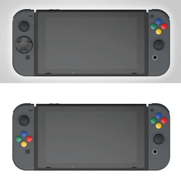 10イン1  Sh Joコントローラー用D-Padボタンキャップセット