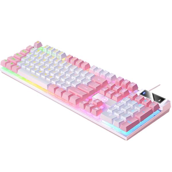 メカニカル ゲーミング キーボード USB RGB バックライト PC ゲーム