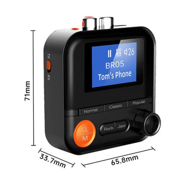 トランスミッター レシーバー オーディオ アダプター V5.2 3.5mm AUX 2RCA  ラップトップ用