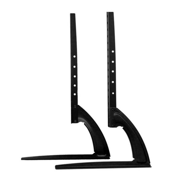テレビスタンドマウント、テレビ脚ブラケット、黒色耐荷重、ユニバーサルテーブルトップテレビベーステーブルトップテレビスタンド26〜32インチ用