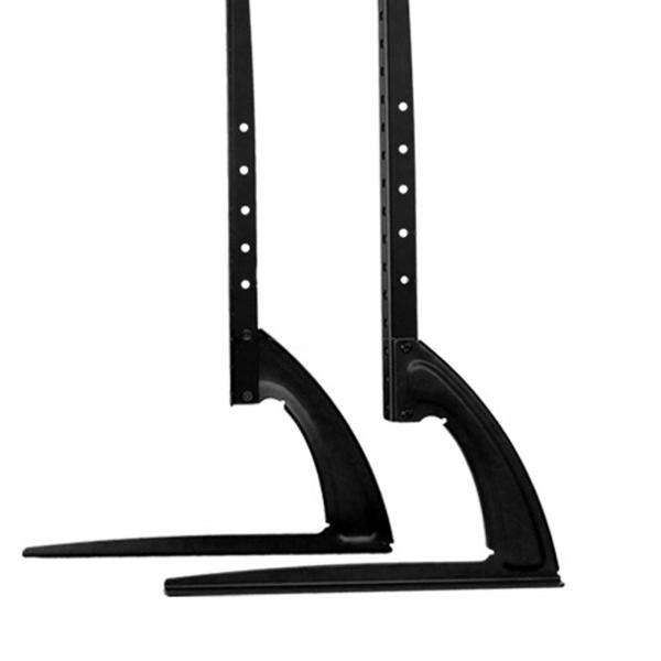 テレビスタンドマウント、テレビホルダー、テレビベース台座脚、スチール製テーブルトップテレビスタンド、39〜75インチ用テーブルトップテレビベース