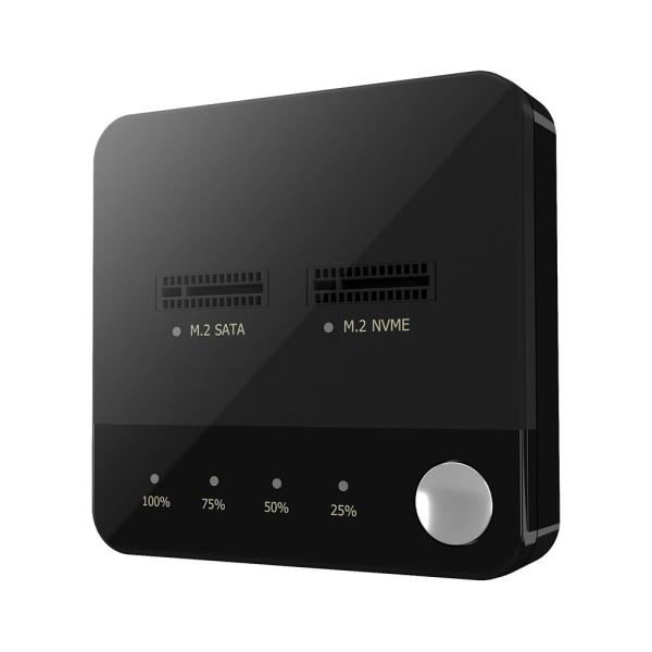 M.2 .2  デュプリケーター ストレージボックス付き ポータブル ハードドライブ デュプリケーター