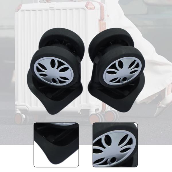 2 個入り 荷物用ホイール トロリー用ホイール 多用途 360度回転 フレキシブル機器修理ツール スムーズパーツ トロリーキャスター