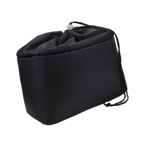 カメラインサートバッグ デジタル一眼レフカメラ用 厚手保護ポーチ ブラック