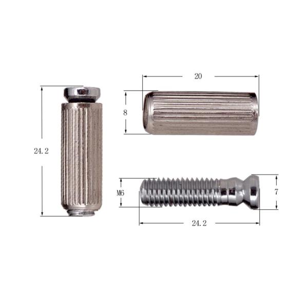 ギターブリッジスタッド アンカー エレクトリックギターブリッジ用