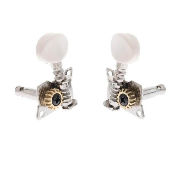 ウクレレ 4弦ギター用 マ ストリング チューニングペグ 2R2L ねじ付き 4個