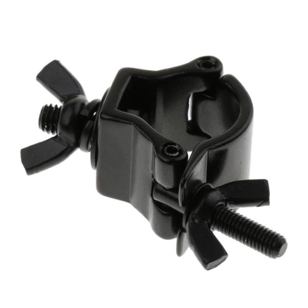 ブラック アルミトラスクランプ 頑丈なステージライトフッククランプ