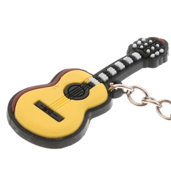 クラシックギター ギターキーホルダーキーチェーンチャーム ヴァイオリンキーチェーンキーリング