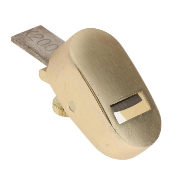 ゴールデンS バイオリン製作用親指用かんな 親指 指 バイオリン 弦楽器製作者 凸型 真鍮 