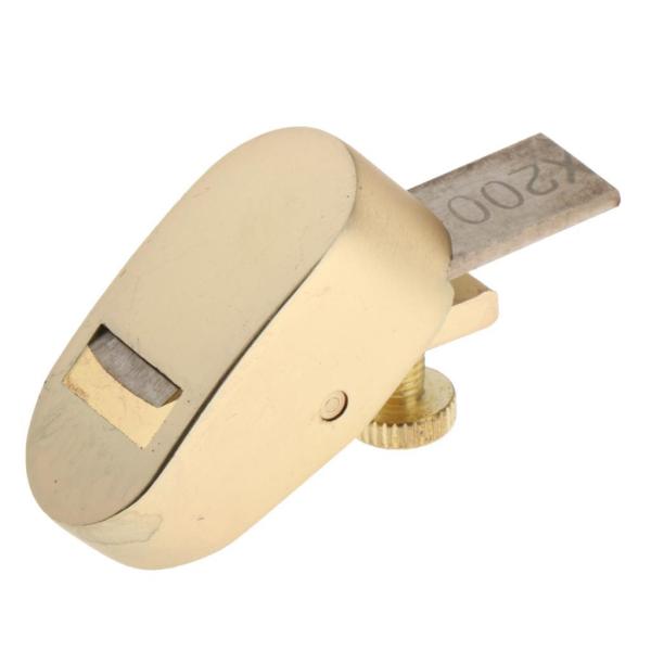 ゴールデンS バイオリン製作用親指用かんな 親指 指 バイオリン 弦楽器製作者 凸型 真鍮 