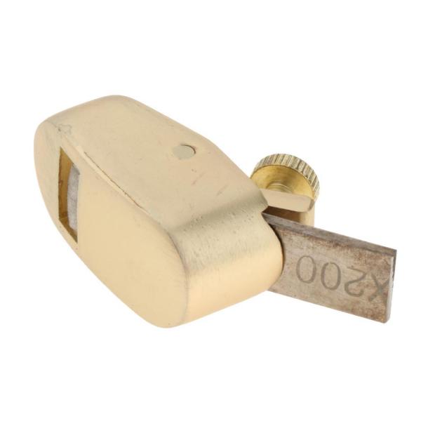 ゴールデンS バイオリン製作用親指用かんな 親指 指 バイオリン 弦楽器製作者 凸型 真鍮 