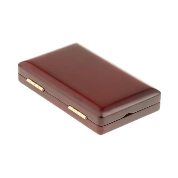 バスット/テナー/サックスストア2リード用木製リード収納ケース