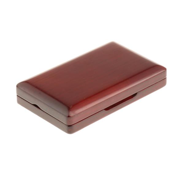 バスット/テナー/サックスストア2リード用木製リード収納ケース