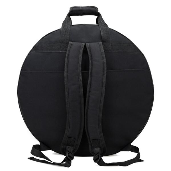 シンバルギグバッグ 厚みのある仕切り付き 打楽器アクセサリー 4つのコンパートメント シンバルキャリングケース 楽器収納バッグ