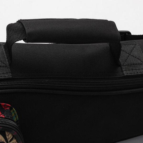 ウクレレキャリングケース、ウクレレギグキャリーバッグ、調節可能なストラップ付きウクレレバックパック、楽譜ケース保護 , 26インチ ブラック