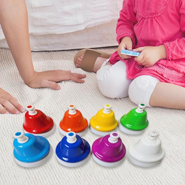 子供用デスクベル カラフルなミュージックベル カラフルな 8 ノート 教育音楽おもちゃ 幼稚園 幼児教材