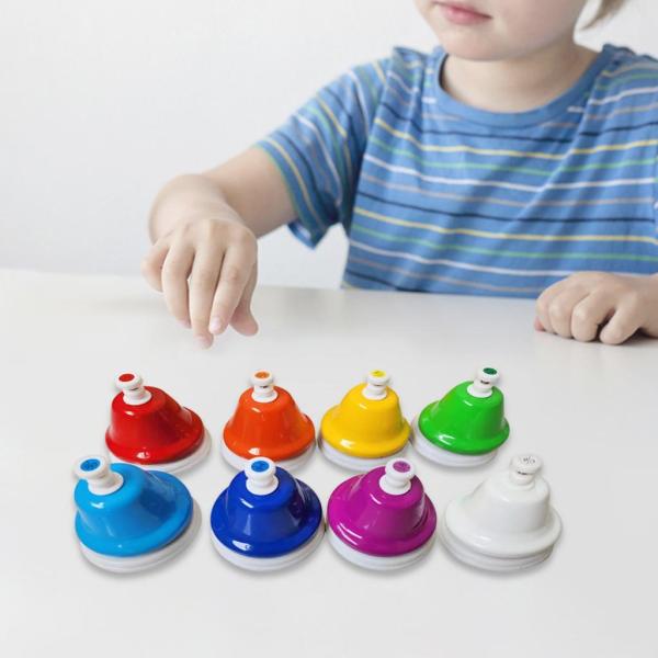 子供用デスクベル カラフルなミュージックベル カラフルな 8 ノート 教育音楽おもちゃ 幼稚園 幼児教材
