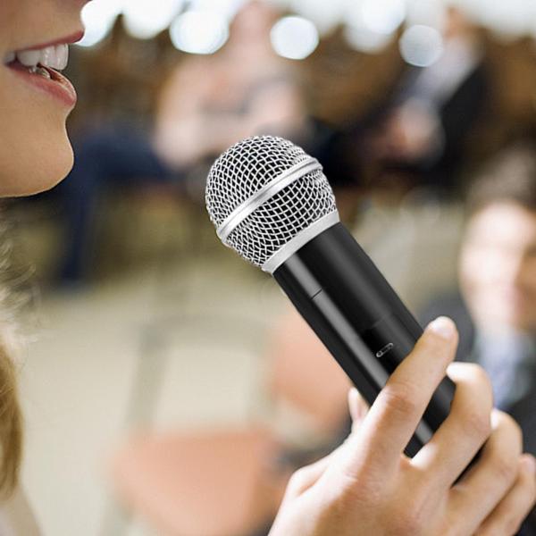 リアルなプロップマイク 模擬マイク ハロウィンプレイ フェイクプロップマイク コスチューム、家族の集まりの結婚式用の小道具