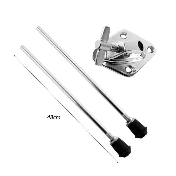 2セット ドラムレッグ プロフェッショナルバスドラムレッグメタルレッグ