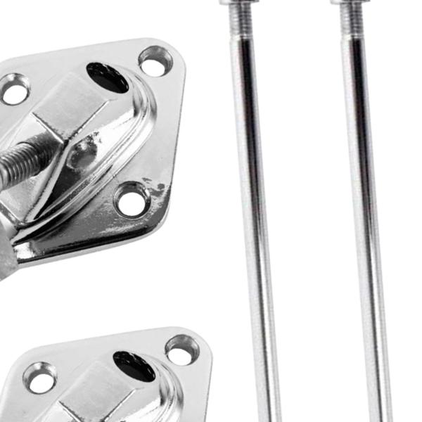 2セット ドラムレッグ プロフェッショナルバスドラムレッグメタルレッグ