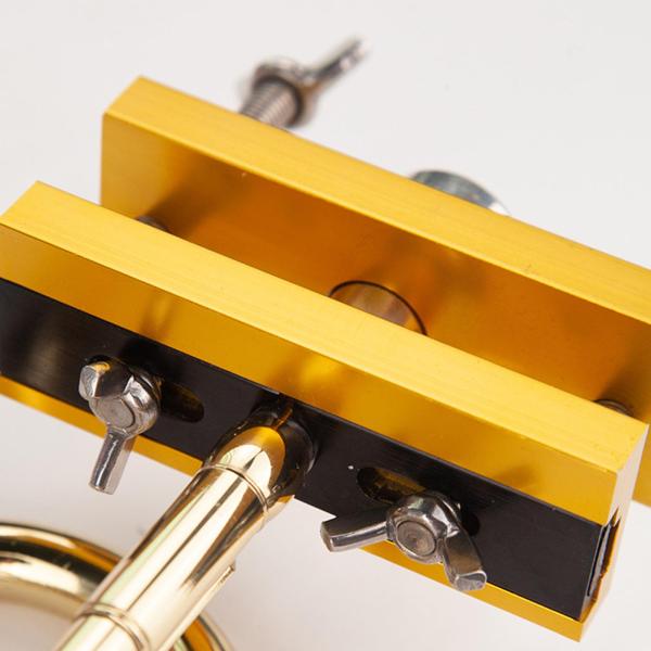 トランペットマウスピースプラー、アルミニウムトランペットマウスピースプラーツール、調節可能なマウスピースプラーツールリムーバーホルダーツール