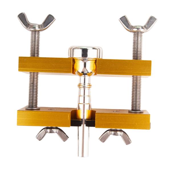 トランペットマウスピースプラー、アルミニウムトランペットマウスピースプラーツール、調節可能なマウスピースプラーツールリムーバーホルダーツール