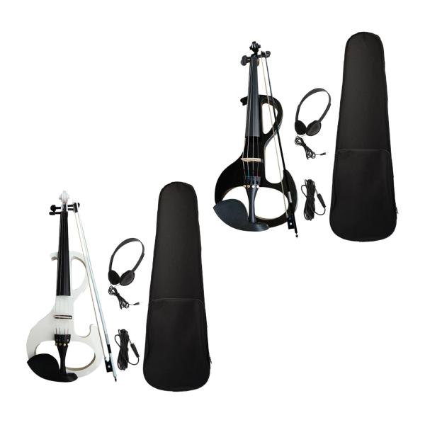 ティーンのパフォーマンスのためのエレクトリックバイオリンセット弦楽器とヘッドフォン