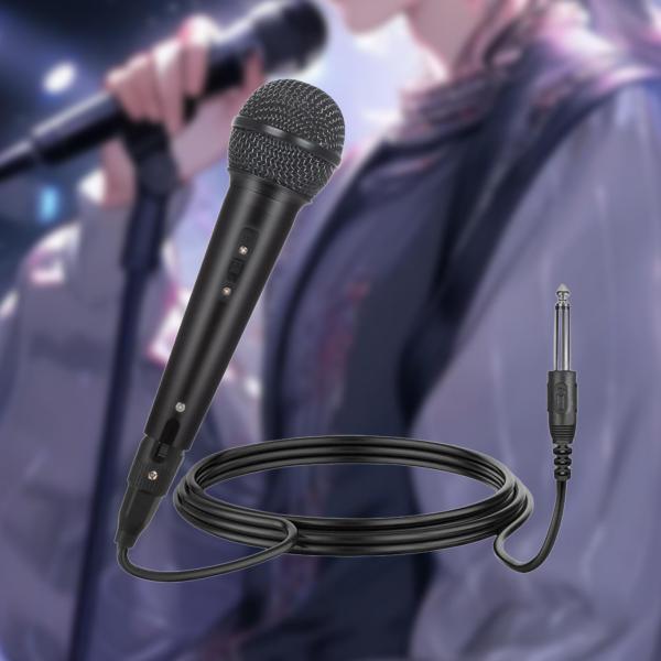 ハンドヘルドマイク プロフェッショナルボーカルコード付きマイク 9.8