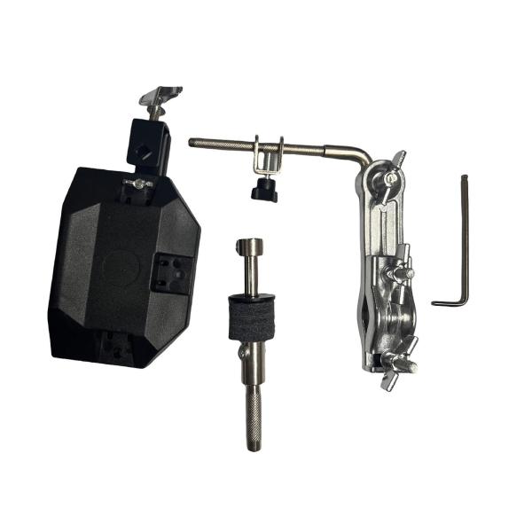 ドラムキットアクセサリーアタッチメント楽器キット シンバルパーカッションパーツ カウベル付き