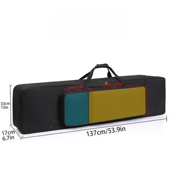 電子ピアノケース キーボードバッグ パッケージ 88 キーアクセサリー コンサート ハンドル付き ツアーオルガンバッグ 電子キーボード ソフトケース