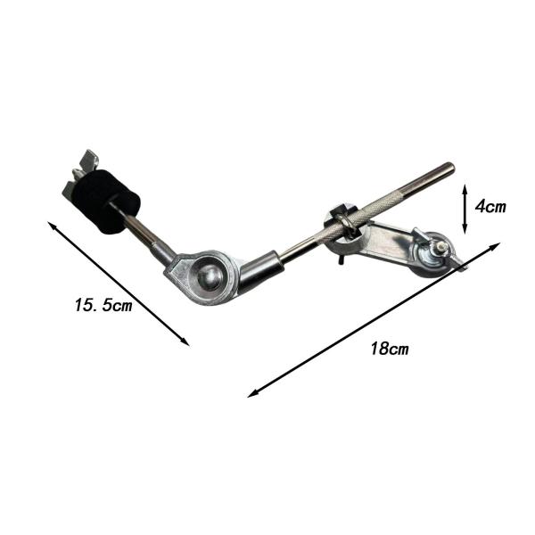 シンバルアタッチメント シンバルスタンドホルダークランプ、プロ仕様ハードウェア、調整可能なドラムパーツ、楽器アクセサリー