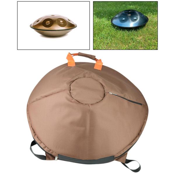 ハンドドラムバッグ 打楽器 プロフェッショナルバックパック 22インチ ハンドドラム ドラムバッグ ブラウン