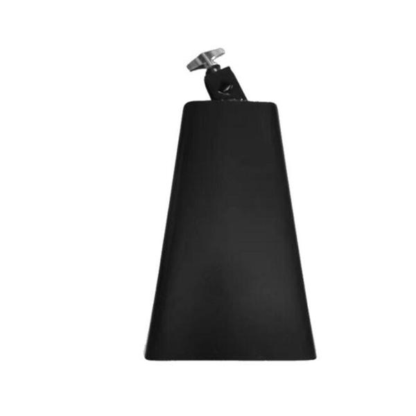 クランプ付きカウベル ハンドパーカッションカウベル 金属製頑丈なカウベルホルダー カウベル楽器ドラムセット用パーカッションアクセサリー , 4インチ