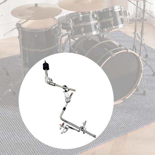 シンバルスタンドクランプ ドラム延長クランプ 楽器 調節可能な金属シンバルアタッチメント ドラムセット延長クランプ スペア